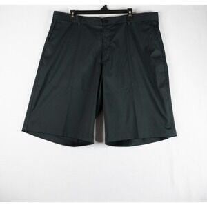 Nike Golf Shorts Mens 40 Black Excellent Dri-FIT Tour Performance Flat Front